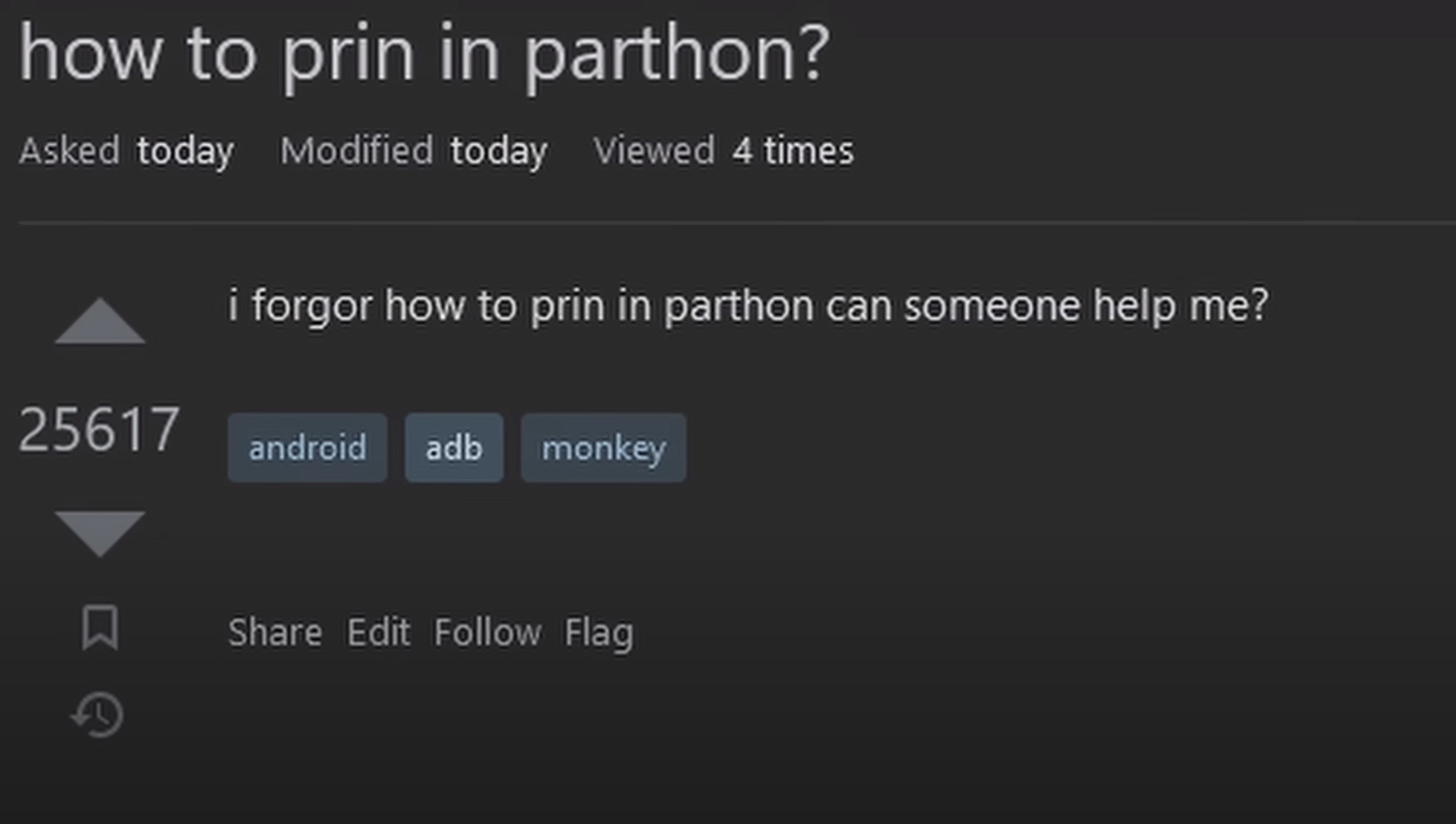 Prin in Parthon Meme